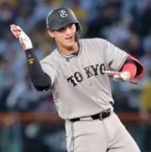【巨人】増田陸の左中間フェンス直撃適時二塁打「前に飛ばす事だけ意識しました」阪神・才木浩人から２回に２点先取