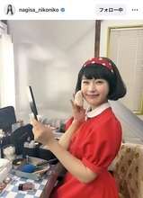 「こんなん可愛すぎだろｗｗ」真っ赤なワンピース姿にファン歓喜！「この子って何で」「にこにこ」渋谷凪咲のオフショットが話題