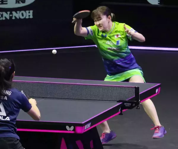 【卓球】２２歳・大藤沙月が２年連続８強！　粘る米国エースに３―１で勝利　準々決勝は中国勢と激突…ＷＴＴチャンピオンズ
