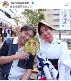 「メッセンジャー黒田と「お似合いで」隣の正統派美人の正体「ベッピンさん！」「めっちゃキレイ」「日本一の美女」前田春香アナが阿波おどり」の画像1