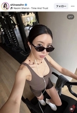 引退したセクシークイーンがピタピタウェアでトレーニング！「美しい」「素晴らしい」…アン・シネさんが公開