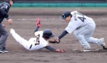 【巨人】宇都宮葵星「自分の立ち位置」代走初球で二盗　ヘッスラでタッチかわした