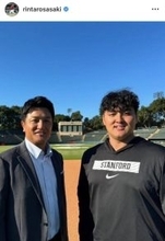 佐々木麟太郎「私の恩師と言っても過言ではない」高橋由伸氏とツーショット「大きな刺激になりました」