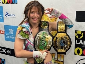 岩谷麻優、女子「史上初」ＩＷＧＰ＆ＧＨＣ王者…彩羽匠を破り「史上最強の史上初の王者だ」