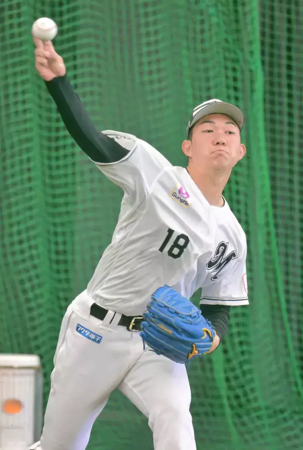 ロッテのドラフト１位・石垣元気、１１日デビュー　ファーム日本ハム戦