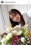 「真野恵里菜、元サッカー日本代表の夫から誕生日プレゼント「ナイスセンス」「旦那さんに拍手」「とても素敵」」の画像1