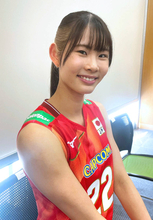 【バレー女子】北窓絢音　「ひと癖与えたい」金髪インナーカラーで気合十分　指揮官は攻守に安定感あるプレーを要求