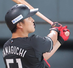 【ロッテ】山口航輝が楽天戦６試合連続本塁打　８回に左中間席へ会心の１２号ソロ