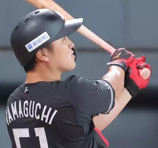 【ロッテ】山口航輝が楽天戦６試合連続本塁打　８回に左中間席へ会心の１２号ソロ