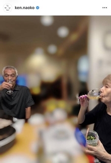 研ナオコ、兄と乾杯２ショット！７３歳誕生日を祝福され感謝「素敵な笑顔を、ありがとうございます！」
