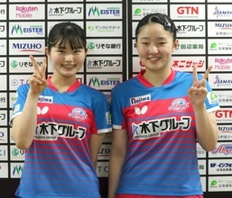 【卓球Ｔリーグ】１７歳の牧野美玲がダブルス今季初勝利で勢い　「憧れ」張本美和と同学年　１日９試合の争いで勝ち取った１枠