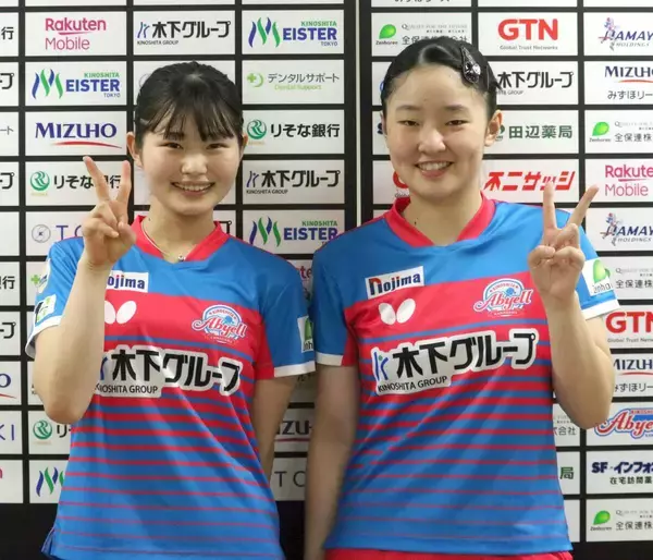 【卓球Ｔリーグ】１７歳の牧野美玲がダブルス今季初勝利で勢い　「憧れ」張本美和と同学年　１日９試合の争いで勝ち取った新設の“育成枠”
