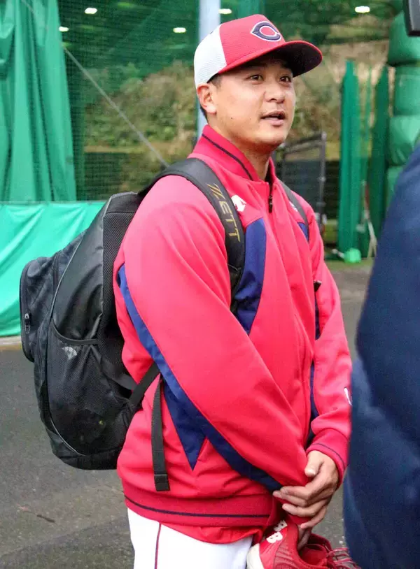 【広島】森翔平「すぐ実戦に入れる」キャンプ３度目ブルペンで約６０球　７日にシート打撃登板