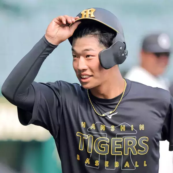 【阪神】高卒３年目・百崎蒼生がプロ初の１軍昇格「うれしいですね」藤川球児監督も期待の右打ち内野手「任されたところでやるだけかなと思います」