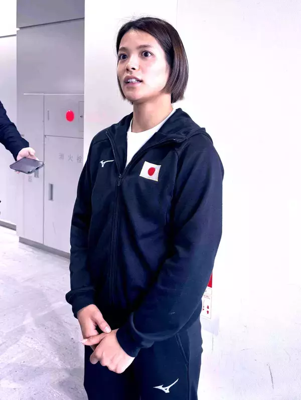 【柔道】阿部詩、森保ジャパンに「すごく見ていて、応援しています」　今季初戦を制し帰国「いいスタートが切れた」