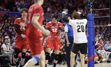 【バレー男子】日本が世界２位のイタリアに３―２で競り勝つ　今大会９連勝でＮＬ決勝大会進出決定　パリ五輪惜敗の雪辱