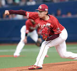 「【楽天】 プロ初先発の伊藤樹が５回１失点　プロ初勝利の権利持って降板　早大から入団のドラ２ルーキー」の画像1
