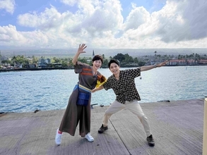 有働由美子、井ノ原快彦　８年ぶりタッグでハワイロケ　２人でウクレレ演奏…２４日放送テレ朝新番組「有働イノッチの探険！世界遺産」