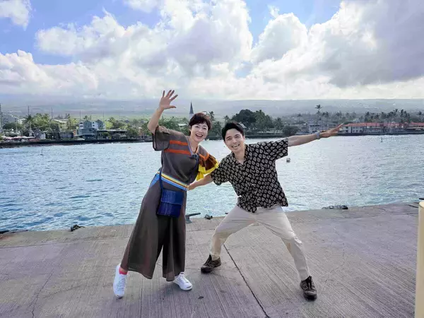 有働由美子、井ノ原快彦　８年ぶりタッグでハワイロケ　２人でウクレレ演奏…２４日放送テレ朝新番組「有働イノッチの探険！世界遺産」