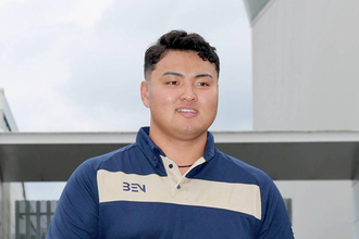 佐々木麟太郎が岩手・花巻に凱旋、ＭＬＢドラフトまであと１週間　地元小中学生と交流