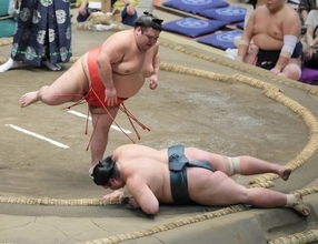 十両・嘉陽が無傷の７連勝　１５分前に起床しての場所入りも「もう少し寝たい。番付が下がっている分、場所入りが早くて…」