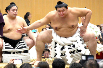 大の里「一昨年は痛い目を見た」九州場所初制覇へ意欲　３日間の北陸巡業での声援が力に