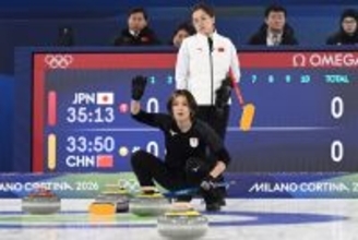 【五輪】カーリング　フォルティウスがミラノ五輪最後の試合　前半第５エンド終了して中国と４－４の同点