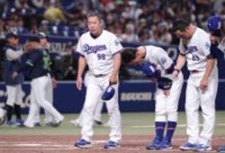 【中日】大荒れ、井上一樹監督「冷静に気長でもカチンとくる」３個目の死球にベンチ飛び出し警告試合「変ちくりんなことを言ってきた人も」