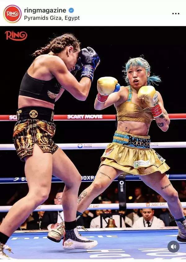 【ボクシング】晝田瑞希がピラミッド前で７度目防衛成功「スーパースターになりたい」ビッグマッチに意欲