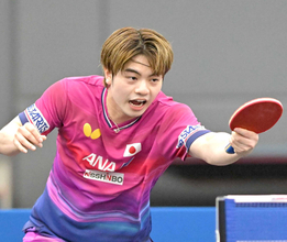 【卓球】宇田幸矢がライバル篠塚大登に２―３で敗れ１回戦で姿消す　アジア選手権代表選考の期限が不透明で「ちょっと振り回されている」　ＷＴＴチャンピオンズ