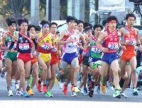 高校生１区は宮城・仙台育英の鈴木大翔が新記録で区間賞　長崎の選手はぎりぎりでタスキをつなぐ　都道府県駅伝