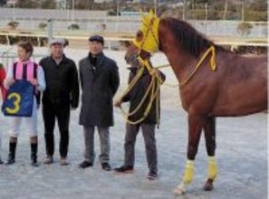 兵庫県競馬の碇清次郎調教師が地方通算１０００勝を達成