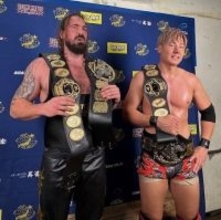 綾部蓮＆タロース、「斉藤ブラザーズ」倒し「世界タッグ」Ｖ３…激闘を制し「めちゃめちゃ楽しかった」…３・１５後楽園全成績