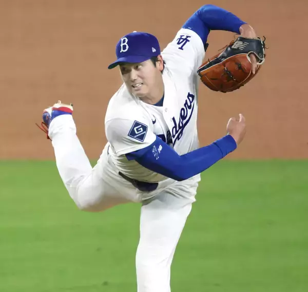 ドジャース３連勝　大谷翔平が６回１失点１０Ｋで２勝目　ジャッキーロビンソンデー初登板＆５年ぶり投手専念で快投…３年ぶり２ケタ奪三振　日本人先発“最長記録”も更新