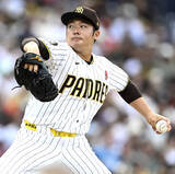 「パドレス・松井裕樹、７試合目で初失点　開幕から１４イニング目…後続投手が打たれて１失点」の画像1