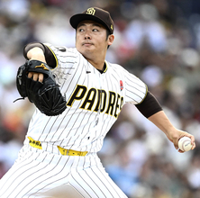 パドレス・松井裕樹、７試合目で初失点　開幕から１４イニング目…後続投手が打たれて１失点