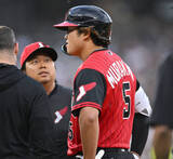 「村上宗隆が無念のＩＬ入り、球団発表　新人史上最速ペースで本塁打リーグトップタイも…右太もも裏負傷」の画像1