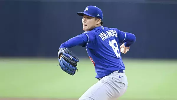 山本由伸、５回まで２安打無失点…ピンチで連続Ｋ　７連敗中のドジャースでエースの役目　ヌートバーと注目の“侍対決”も