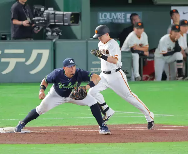 【巨人】首位浮上かかる一戦で打線沈黙　ヤクルト・高橋奎二の前に５回まで無得点　無死二塁の同点機も生かせず
