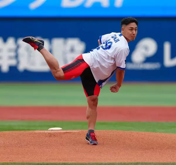 Ｙ校野球部出身！競輪・郡司浩平が始球式で剛速球　横浜スタジアム大盛り上がり「いい経験をさせてもらいました」