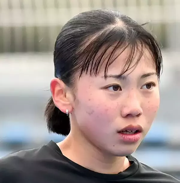 初ピアスをお披露目　社会人になった久保凛「ちょっと大人になりたいなあと」…公開練習