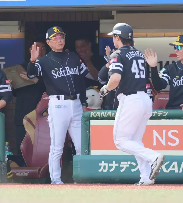 【ソフトバンク】連敗４で止め勝率５割復帰　栗原が先制１２号２ラン　前田悠伍は５回１失点で２勝目