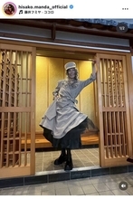 ６８歳・萬田久子、個性的なデザインのドレス姿に「相変わらずの萬田さま」「おしゃれ！」浴衣姿の横顔も美しい