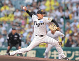 「【阪神】先発・西勇輝、プロ野球史上６１人目の通算１５００奪三振を達成」の画像1