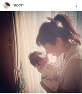 土岐田麗子、長女生後１か月で親子ショット公開…「パジャマスッピンボロボロの毎日」と吐露も