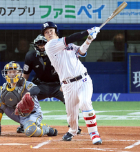 【ヤクルト】古賀優大が“お見合い”呼ぶ先制打「得点圏だったのでチームに流れを持ってこようと」才木を２回ＫＯ