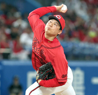 【広島】栗林良吏が自責０も６勝目逃す…７回３安打１失点　規定投球回未達も防御率は１・０７　前半戦最終登板で好投も打線の援護なし　