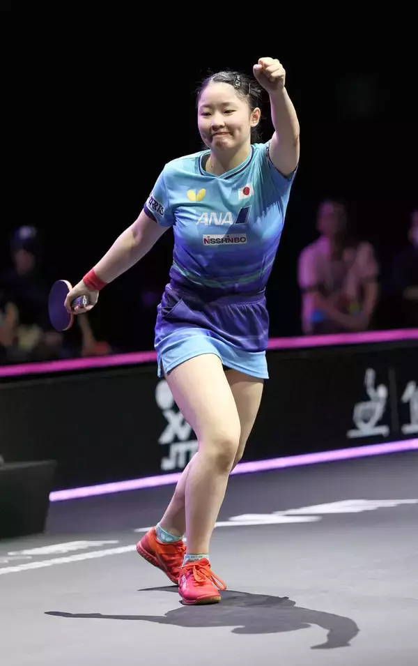 【卓球】張本美和が４強入り！　パリ五輪４位の韓国エースを４―１で下す　この後、兄・智和が登場…ＷＴＴチャンピオンズ横浜