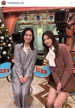 小川彩佳アナ、「サンデージャポン」出演で話題　グレーのセットアップコーデがお似合い