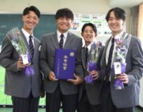 【ソフトバンク】育成４位の大橋令和（れお）オイスカ高卒業式に出席「目標は今宮選手。将来ＧＧ取りたい」